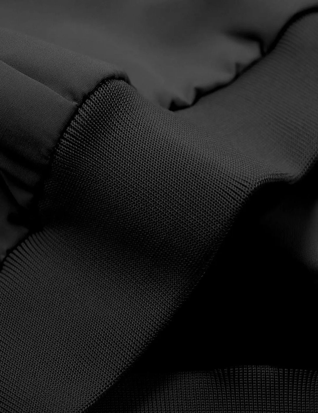Fullneat Vintage Black Bomber Jacket - Details