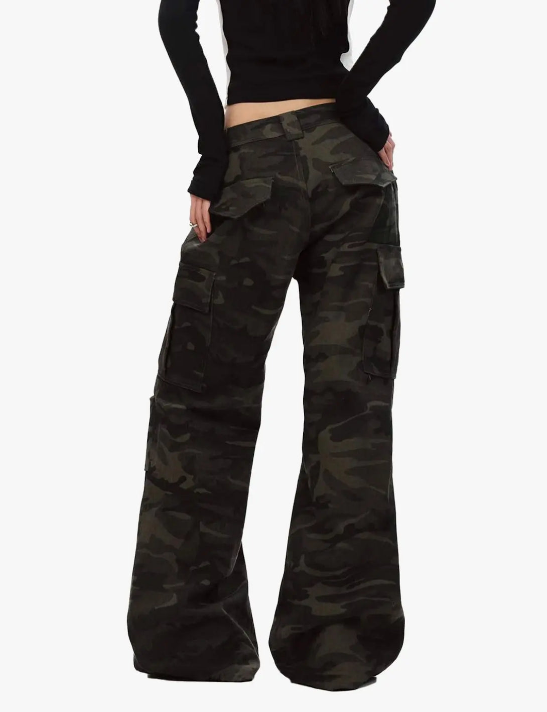 Fullneat Vintage Camo Cargo Pants - Model Shown