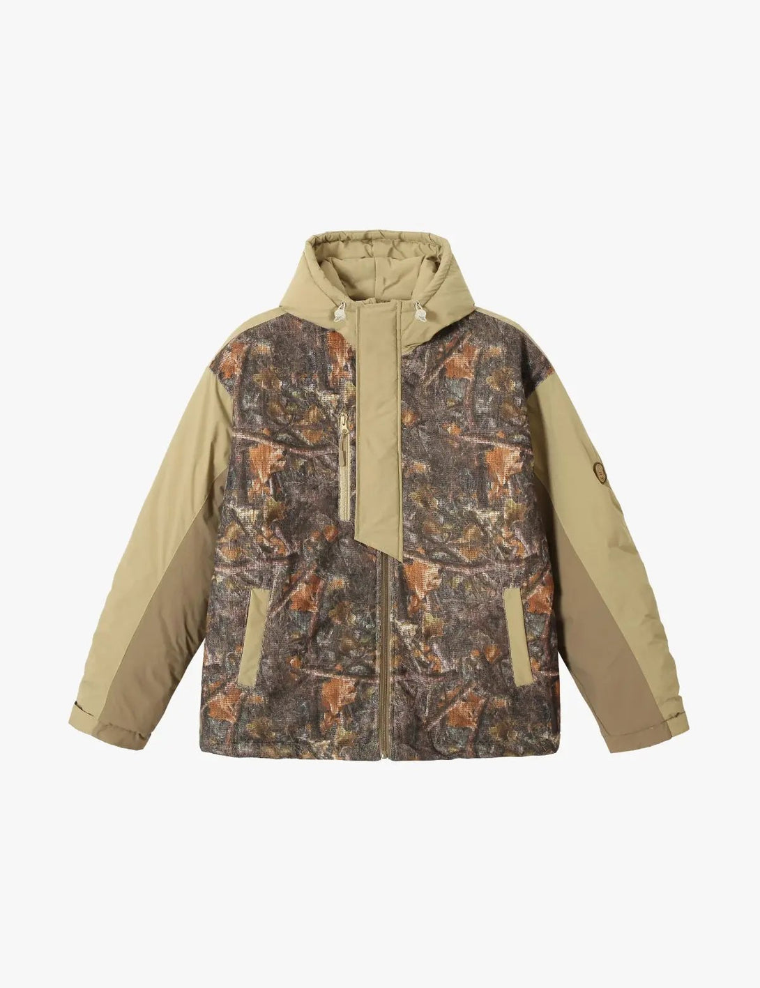 Fullneat Vintage Camouflage Puffer Jacket 