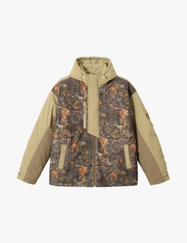 Fullneat Vintage Camouflage Puffer Jacket 