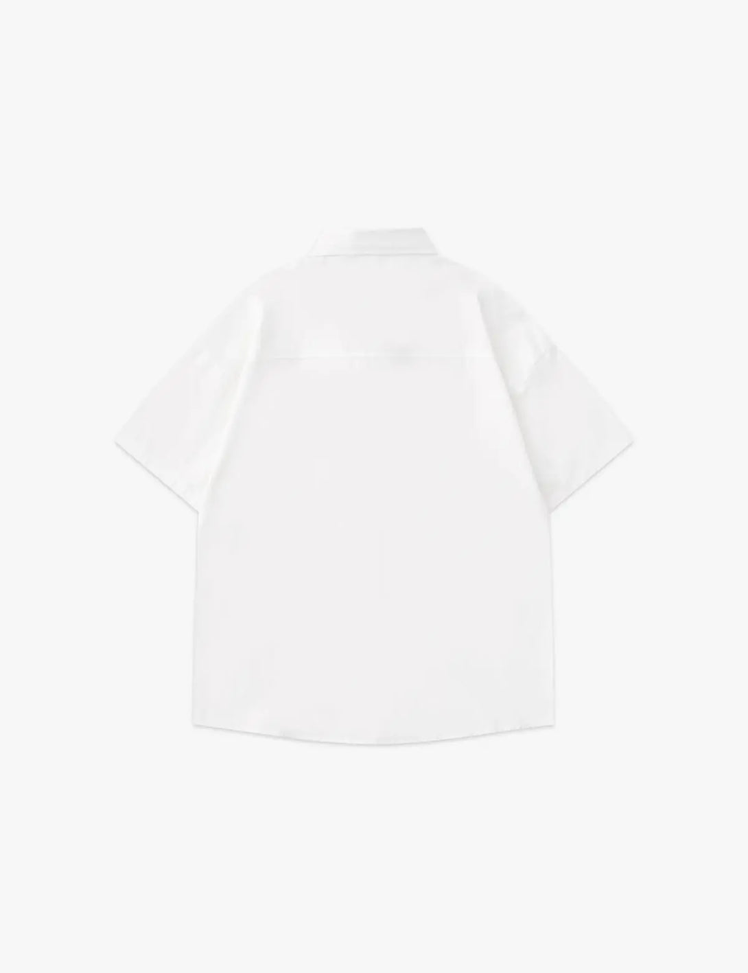 Fullneat Vintage Chained Neck Tie Shirt - White