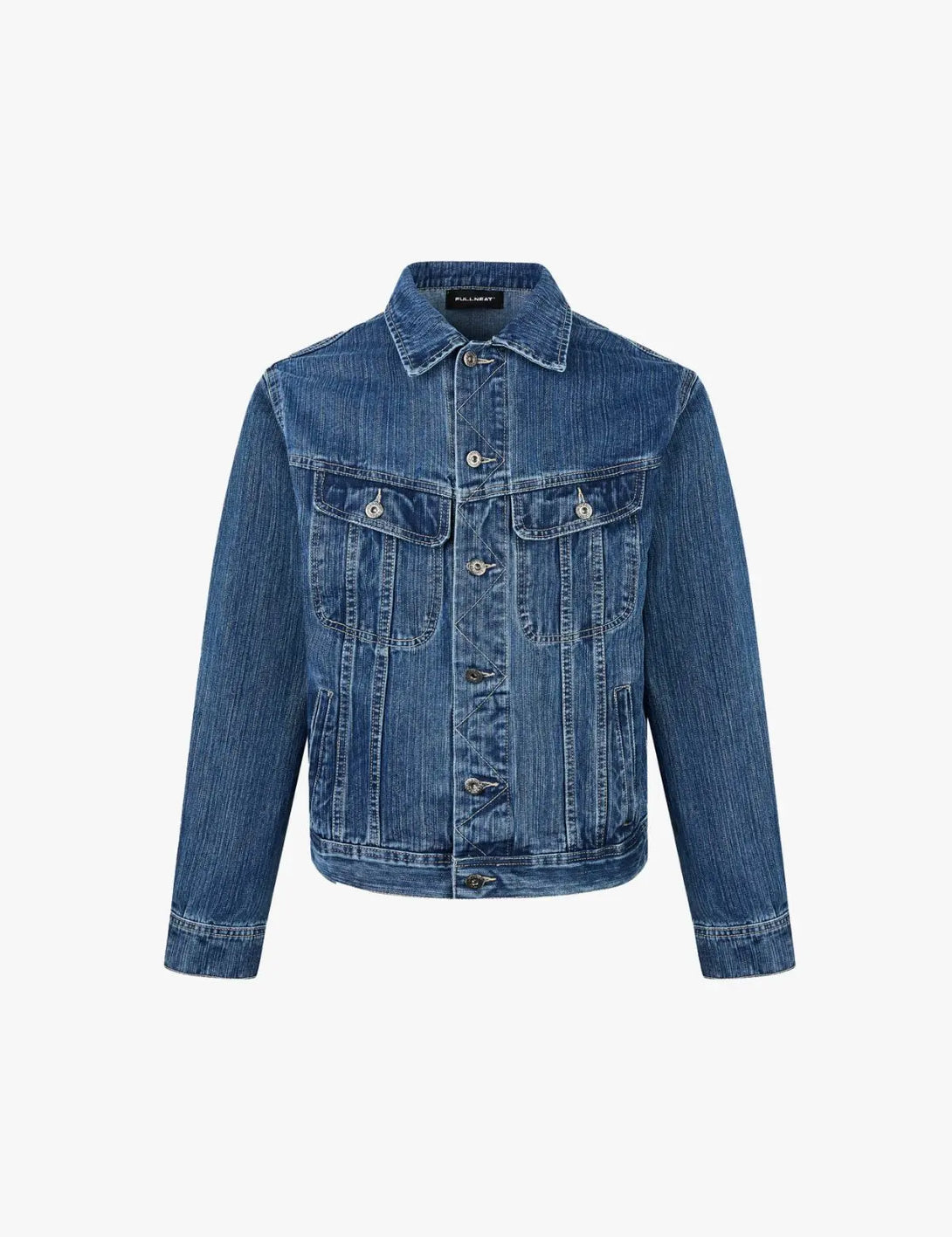 Fullneat Vintage Classic Blue Denim Jacket 