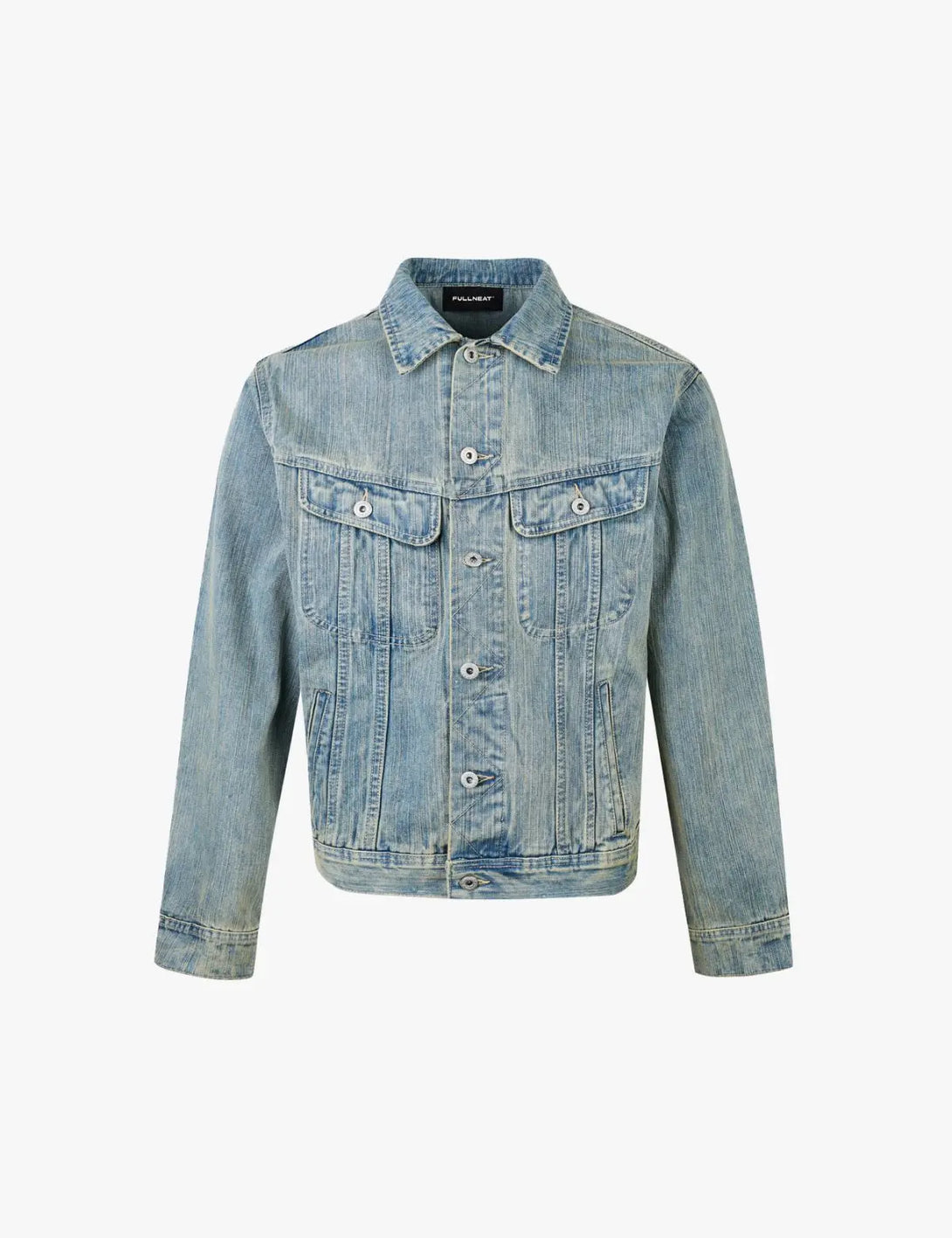 Fullneat Vintage Classic Blue Denim Jacket 