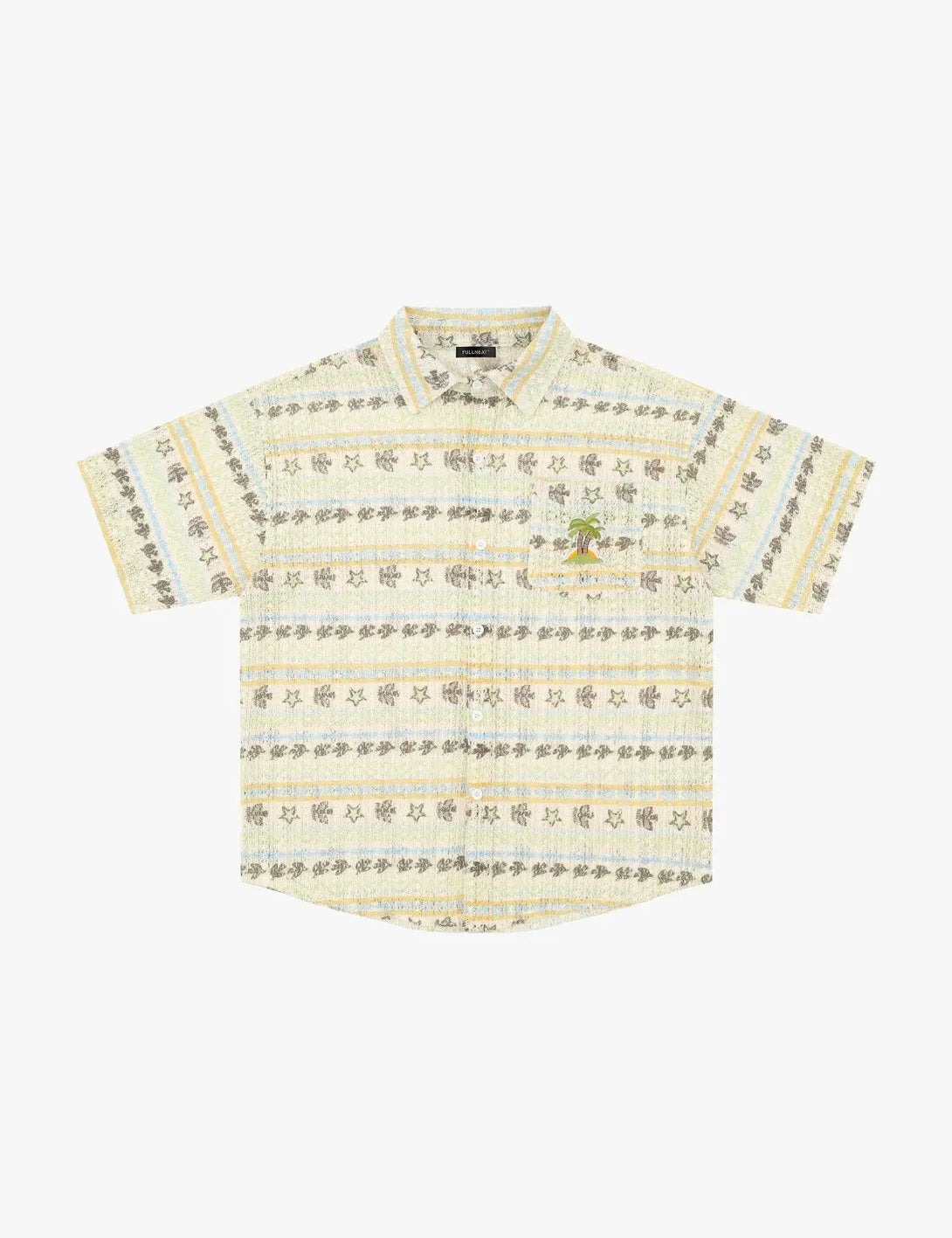 Fullneat Vintage Coconut Tree Shirt - Yellow