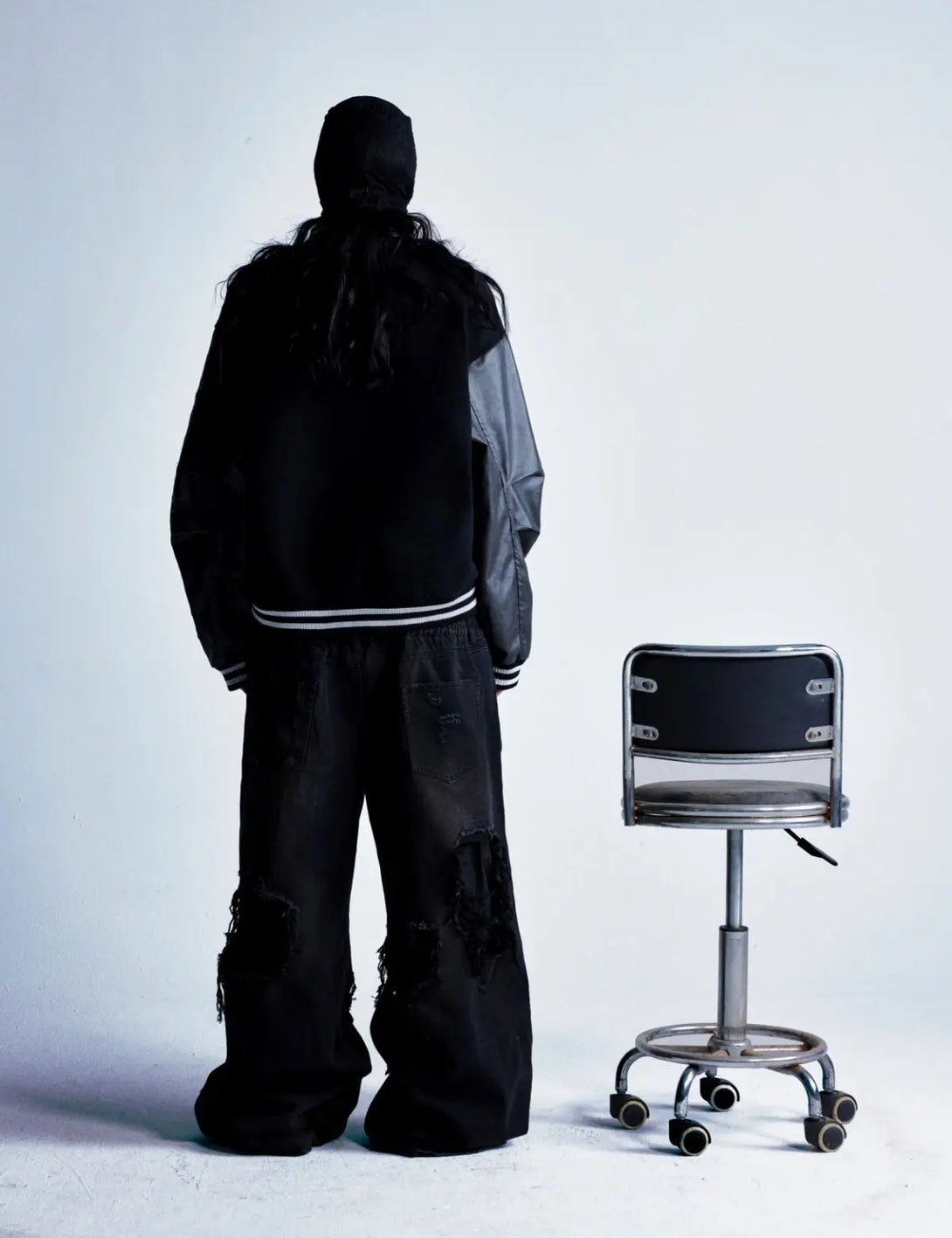 Fullneat Vintage Embroidered Totem Varsity Jacket