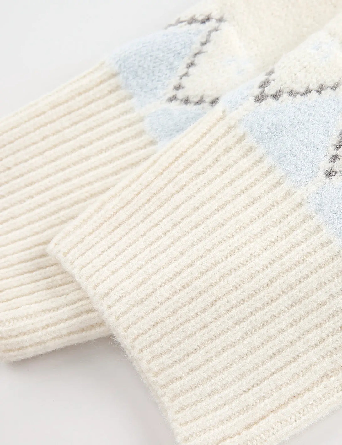 Fullneat Vintage Fair Isle Pullover Sweater - Details