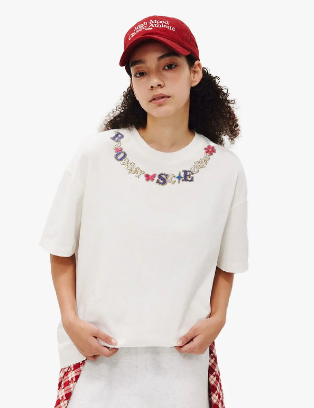 Fullneat Vintage Floral Graphic Tees - Model Shown