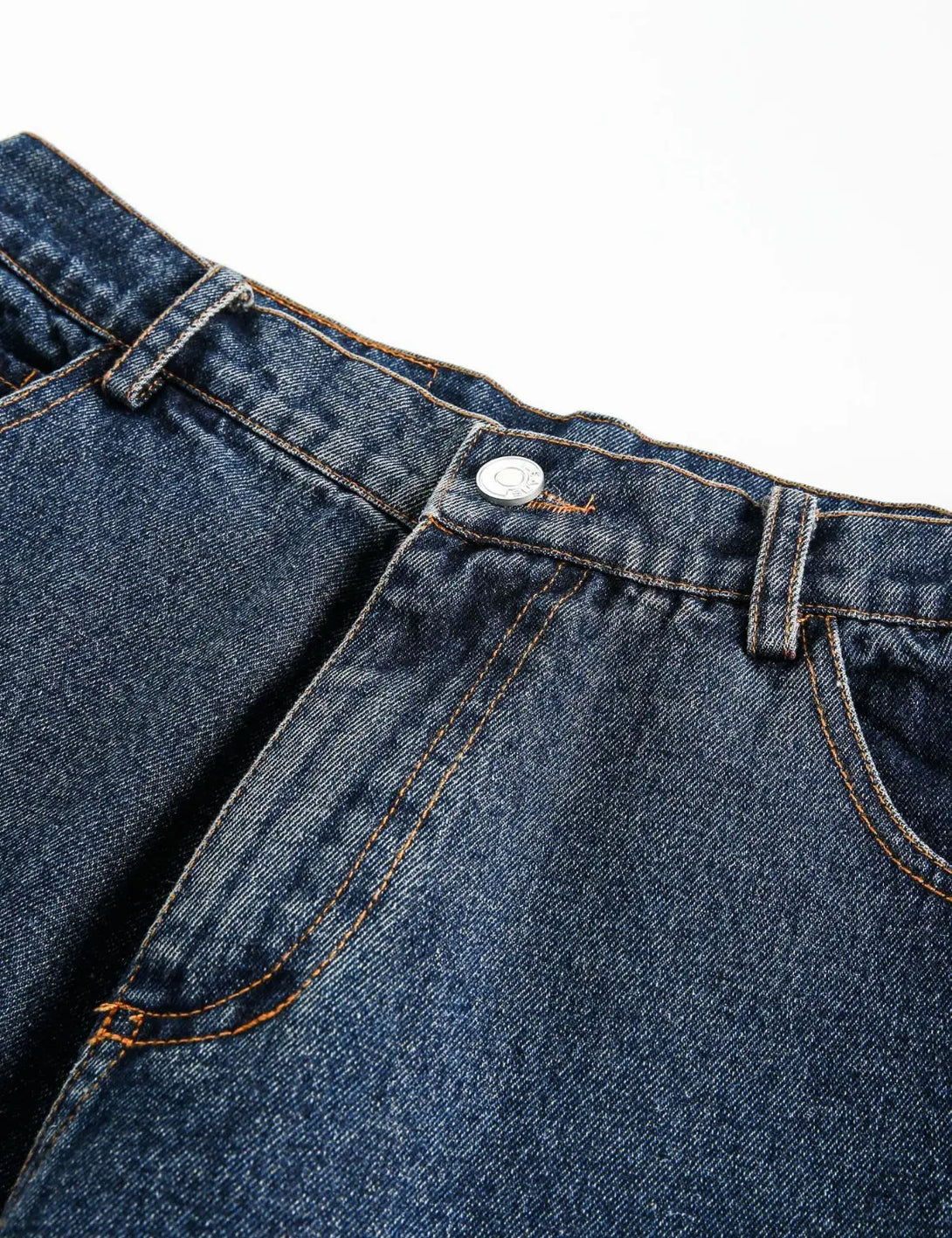 Fullneat Vintage Graffiti Wide Leg Jeans