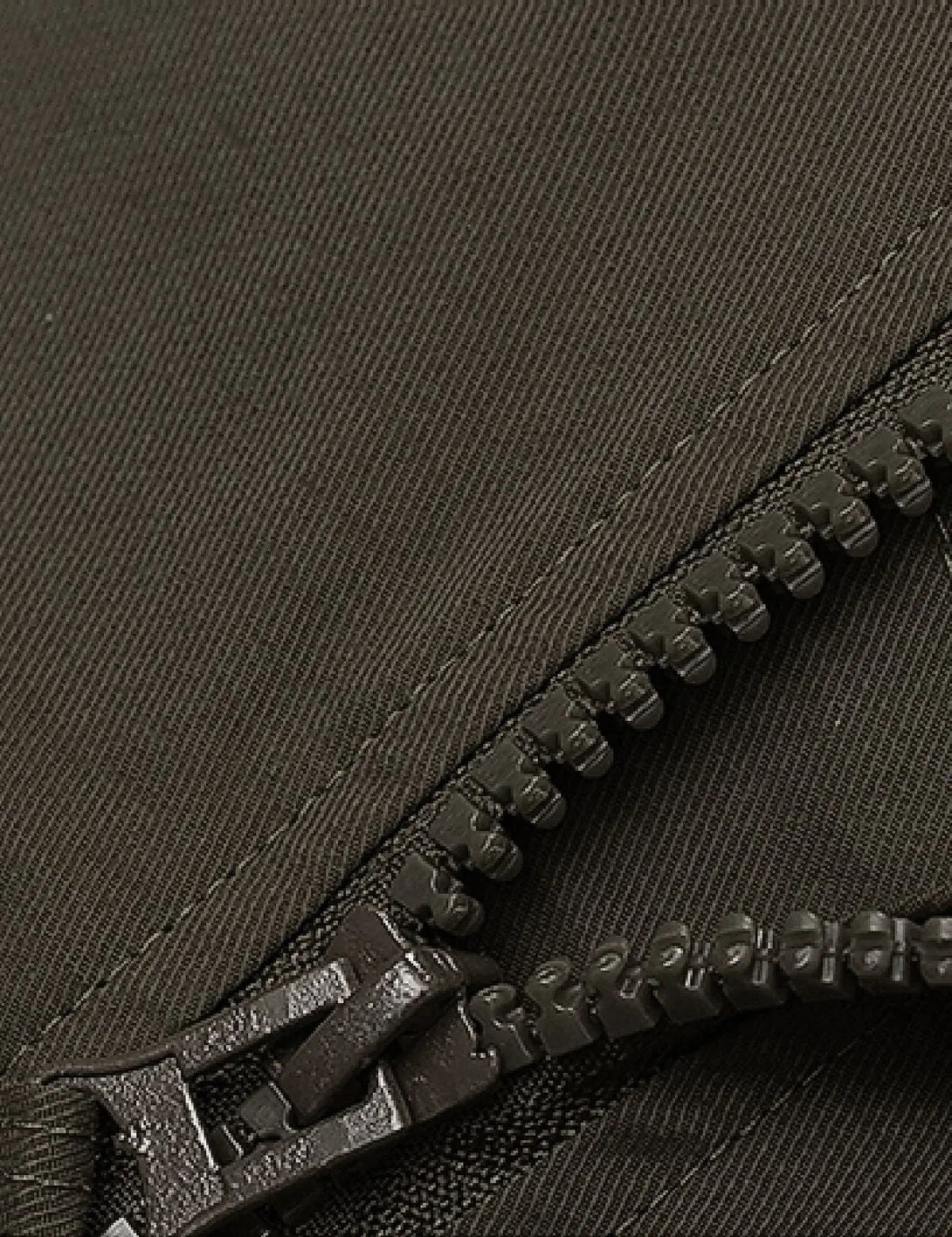 Fullneat Vintage Green Bomber Jacket - Details