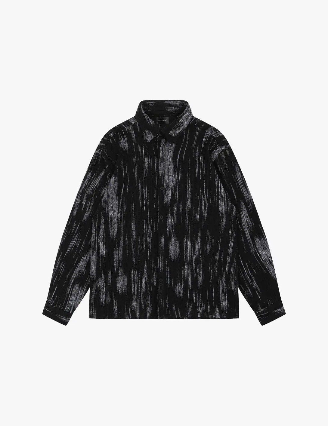 Fullneat Vintage Ink Black White Shirt - Black