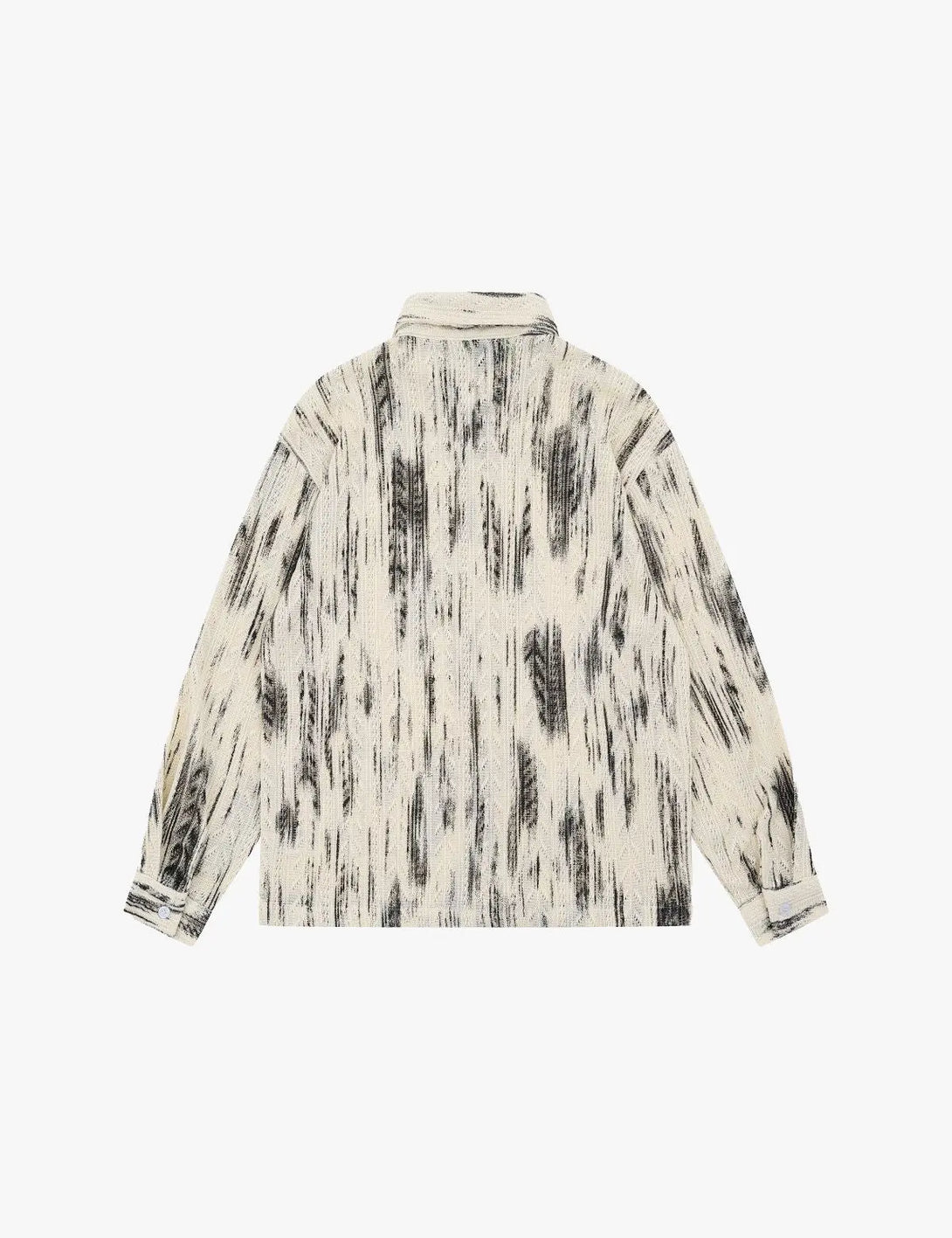 Fullneat Vintage Ink Black White Shirt - Apricot