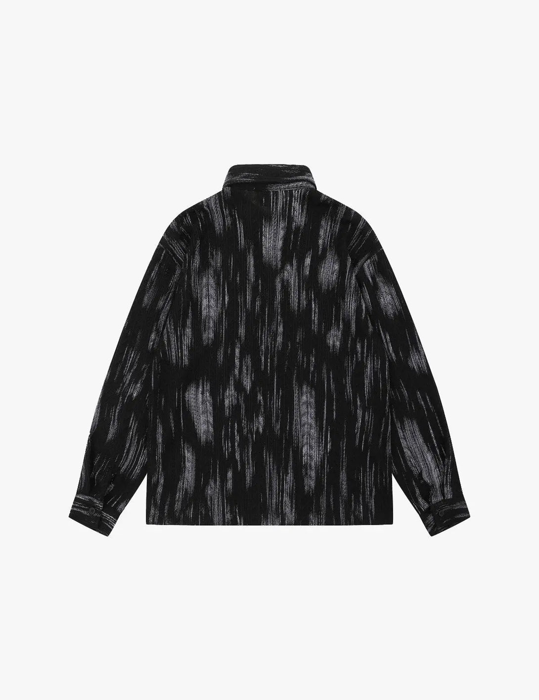 Fullneat Vintage Ink Black White Shirt - Black