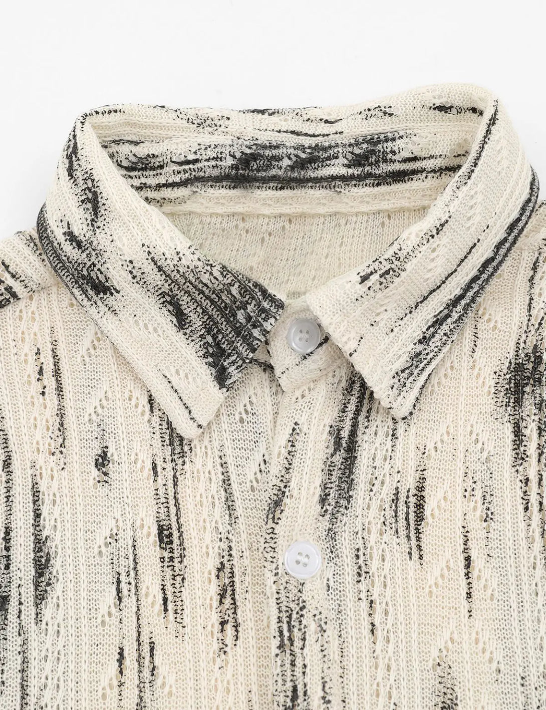Fullneat Vintage Ink Black White Shirt - Details
