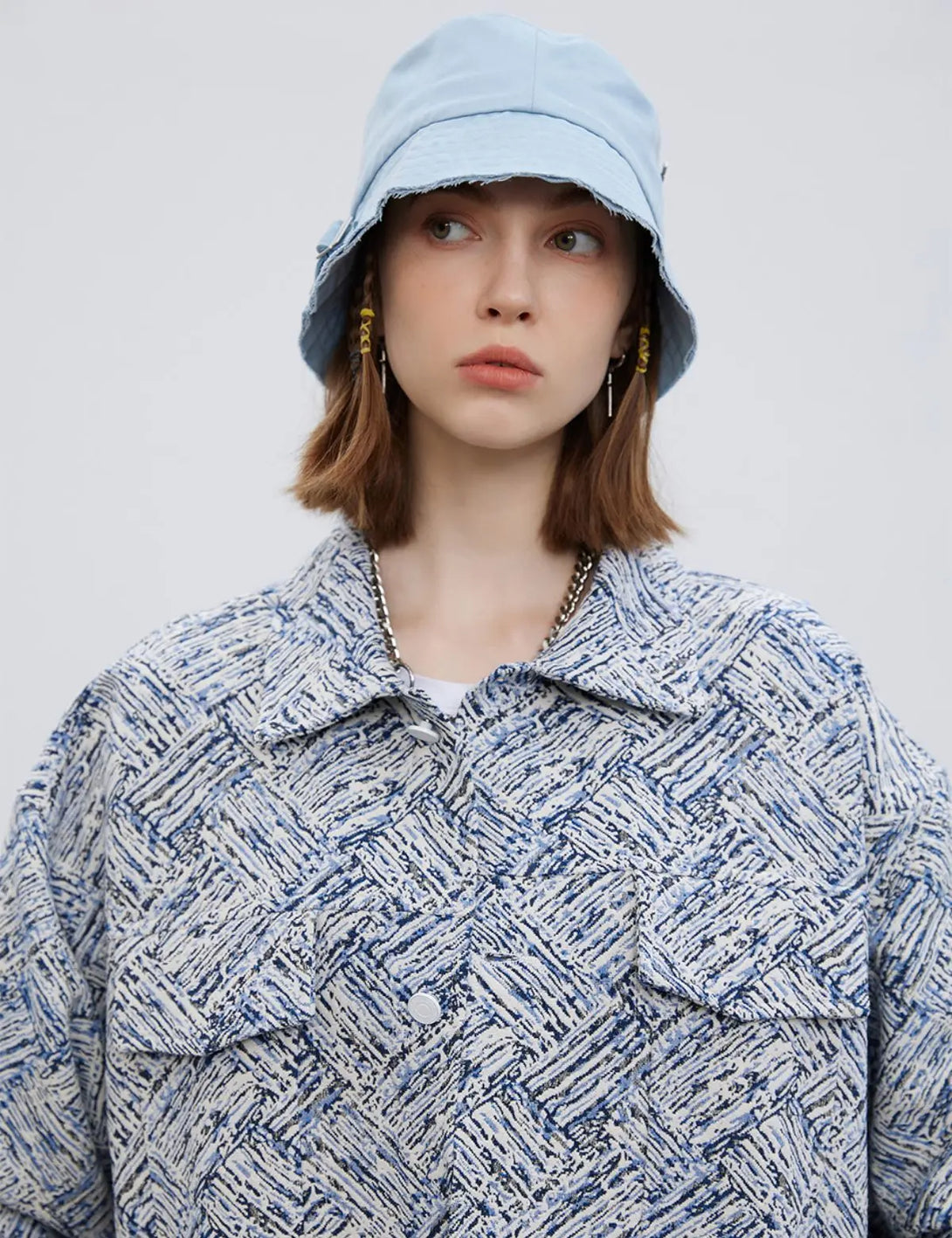 Fullneat Vintage Jacquard Embroidered Jacket 