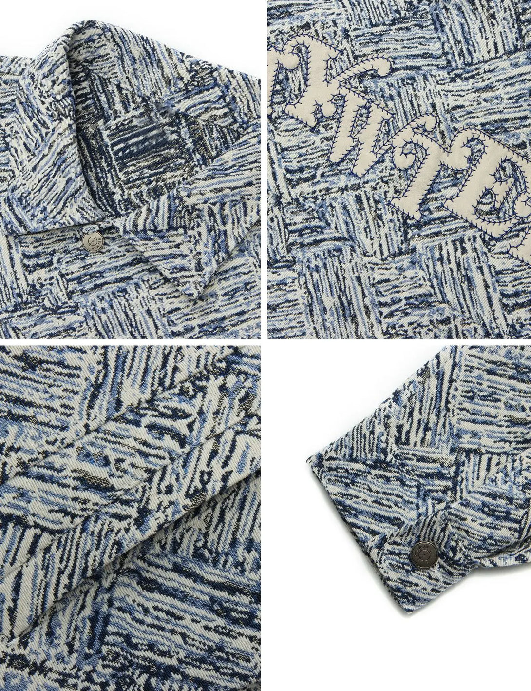 Fullneat Vintage Jacquard Embroidered Jacket 