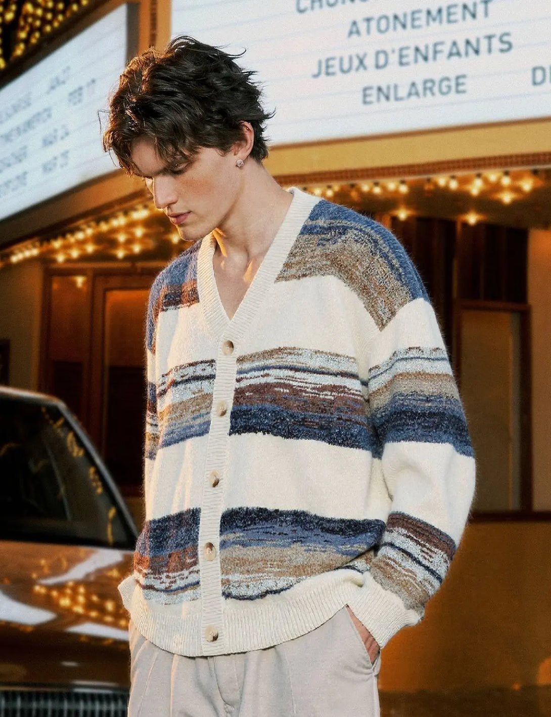 Fullneat Vintage Long Cardigan Sweater 