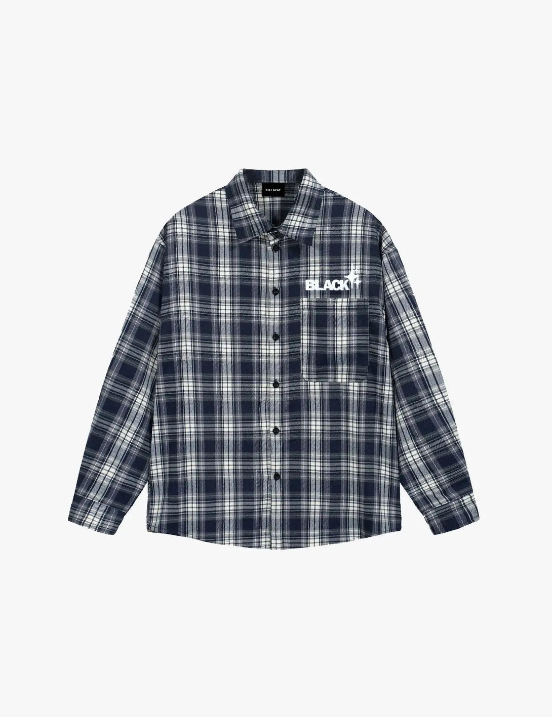 Fullneat Vintage Plaid Flannel Shirt - Front