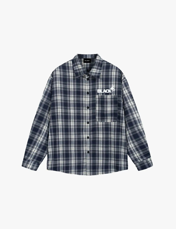 Fullneat Vintage Plaid Flannel Shirt - Front