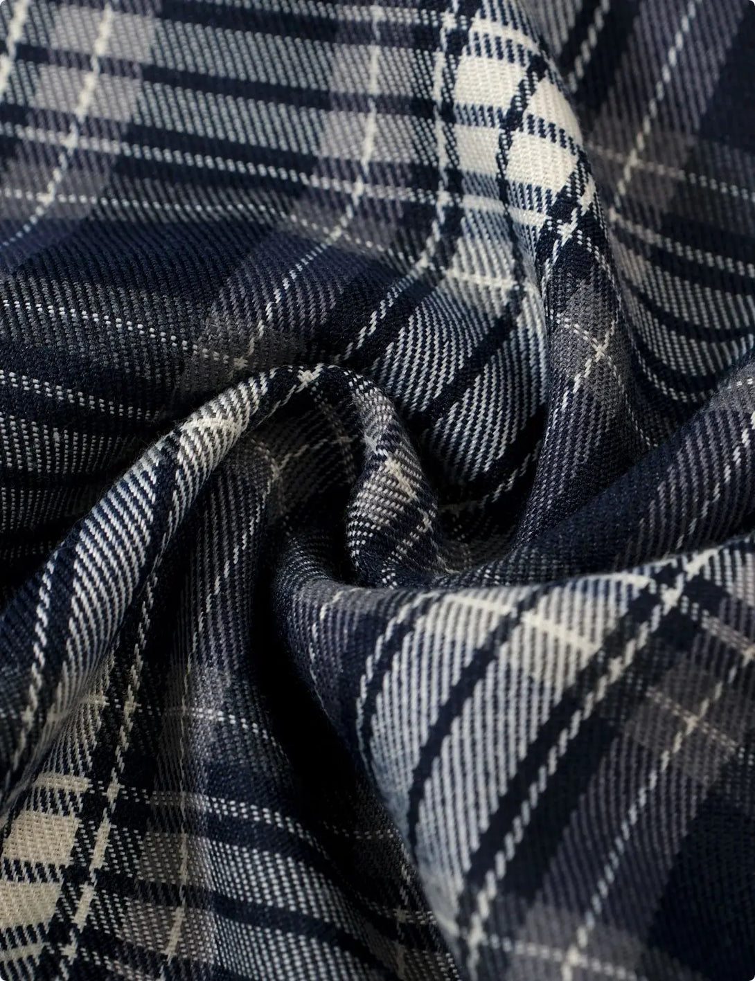 Fullneat Vintage Plaid Flannel Shirt - Details