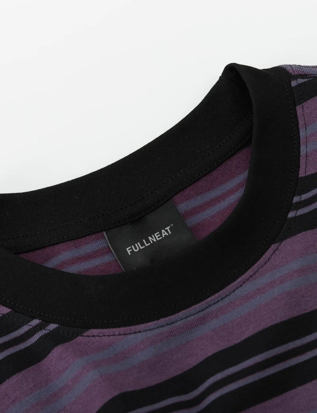 Fullneat Vintage Purple Stripe T-Shirt - Details
