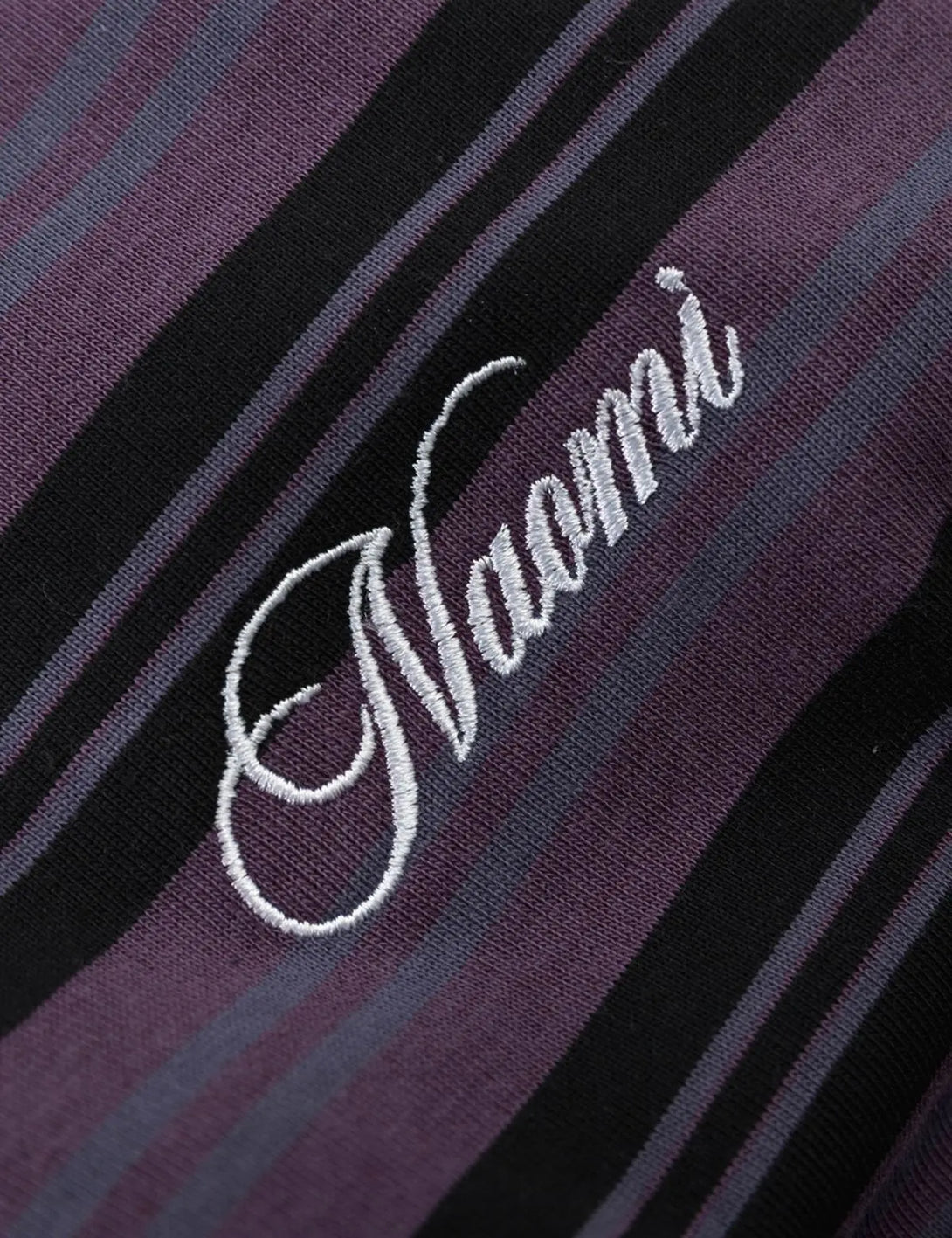 Fullneat Vintage Purple Stripe T-Shirt - Details