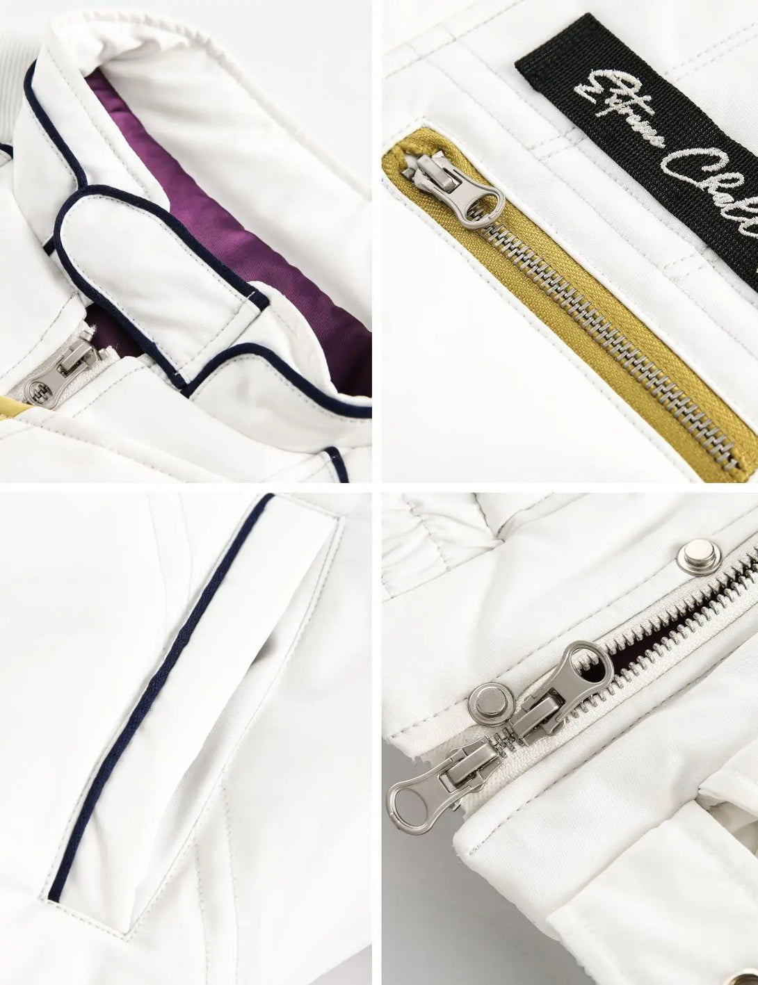 Fullneat Vintage Racing Patch Puffer Jacket 