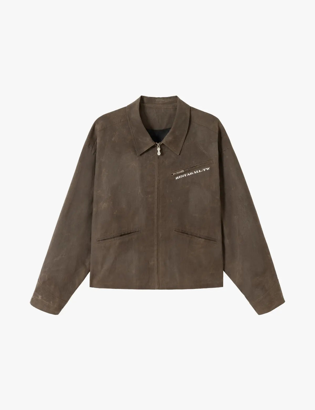 Fullneat Vintage Sandwashed Waxed Utility Jacket 