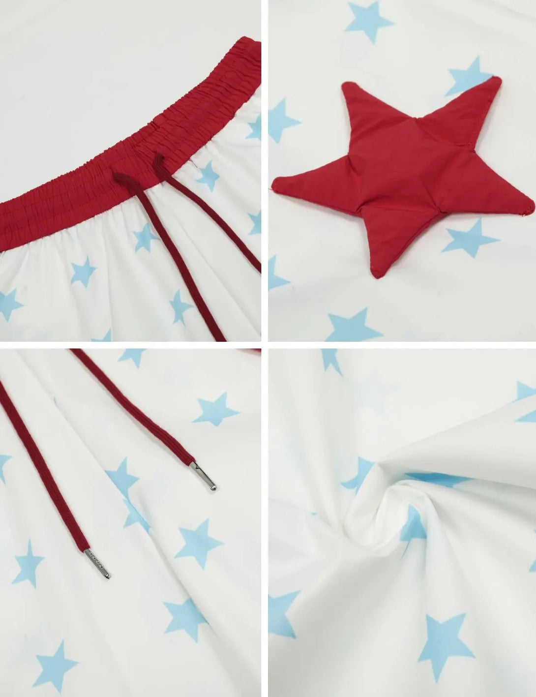 Fullneat Vintage Star Patch Wide Leg Pants 