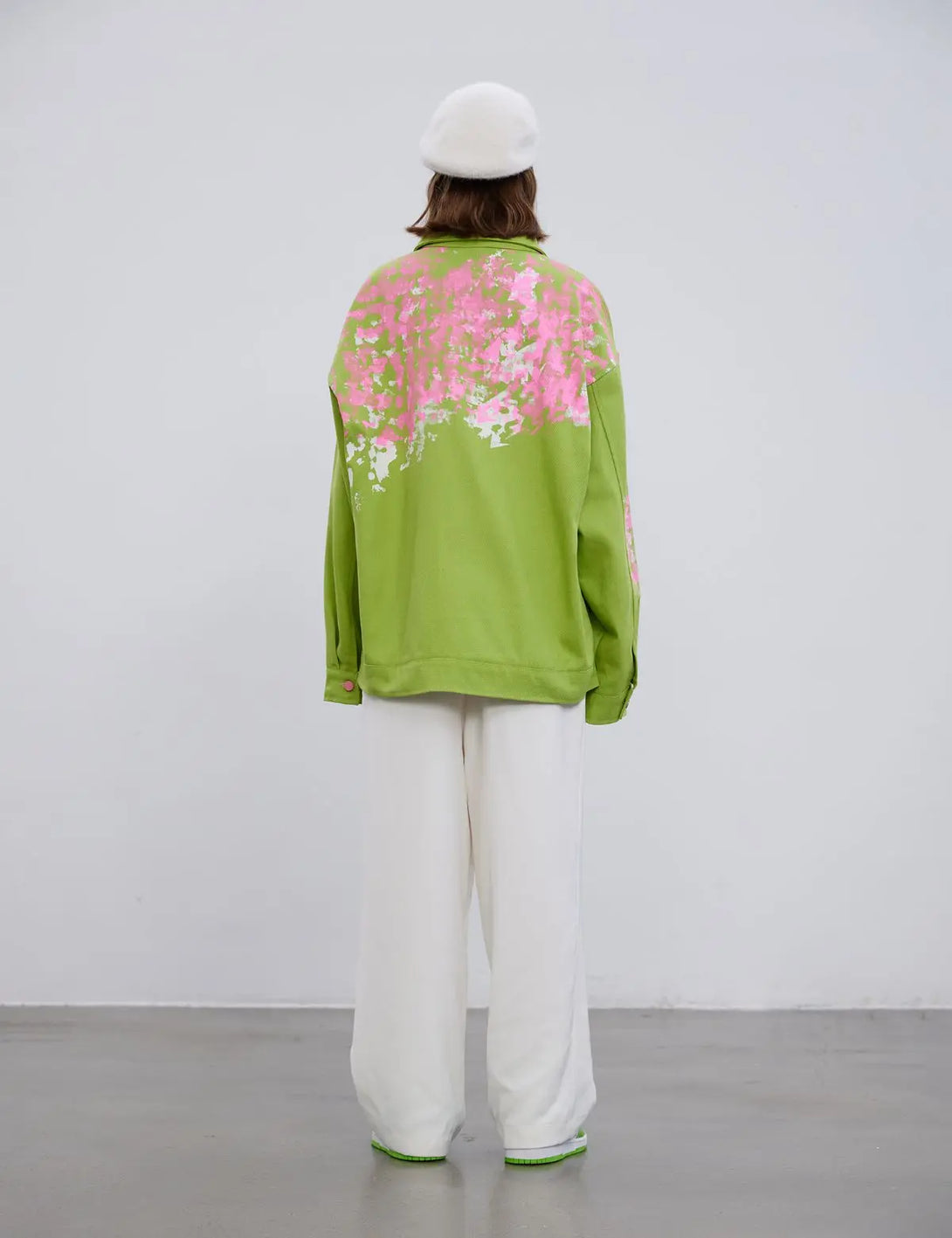 Fullneat Vintage Terry Embroidered Contrast Jacket 