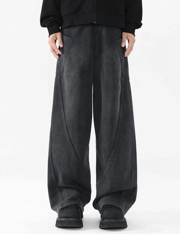 Fullneat Vintage Wide Leg Sweatpants 