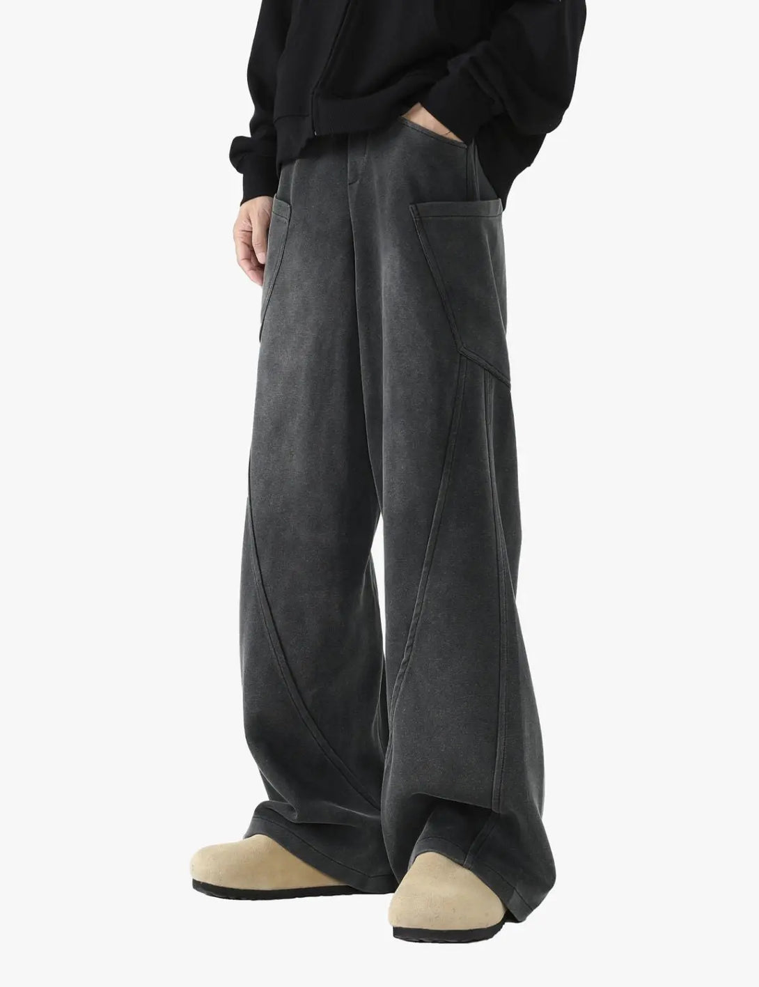 Fullneat Vintage Wide Leg Sweatpants 
