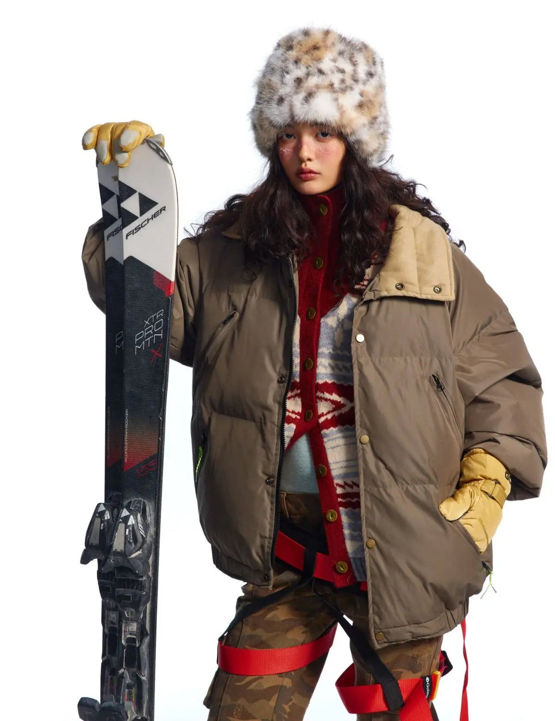 Fullneat Y2K Streetwear Oversized Puffer Jacket 