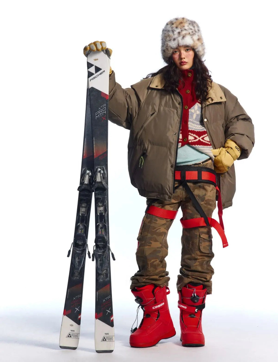 Fullneat Y2K Streetwear Oversized Puffer Jacket 