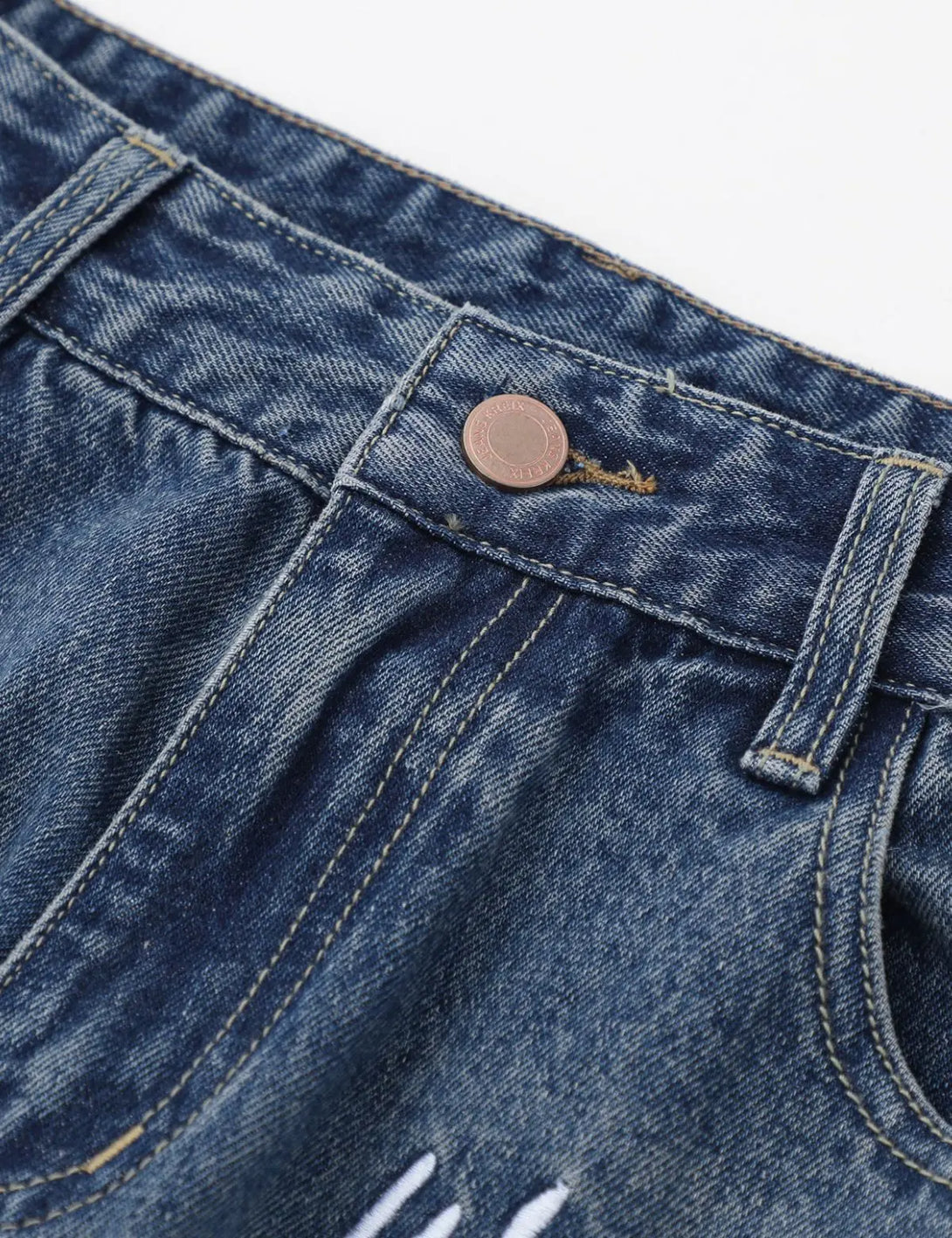 Fullneat Floral Y2K Baggy Jeans - Details
