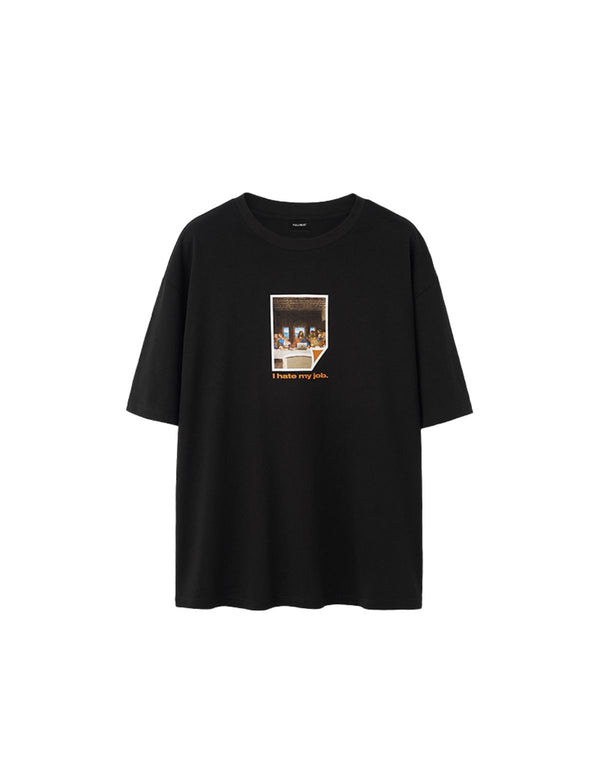 Fullneat Hate Job Graphic Print Tee 1