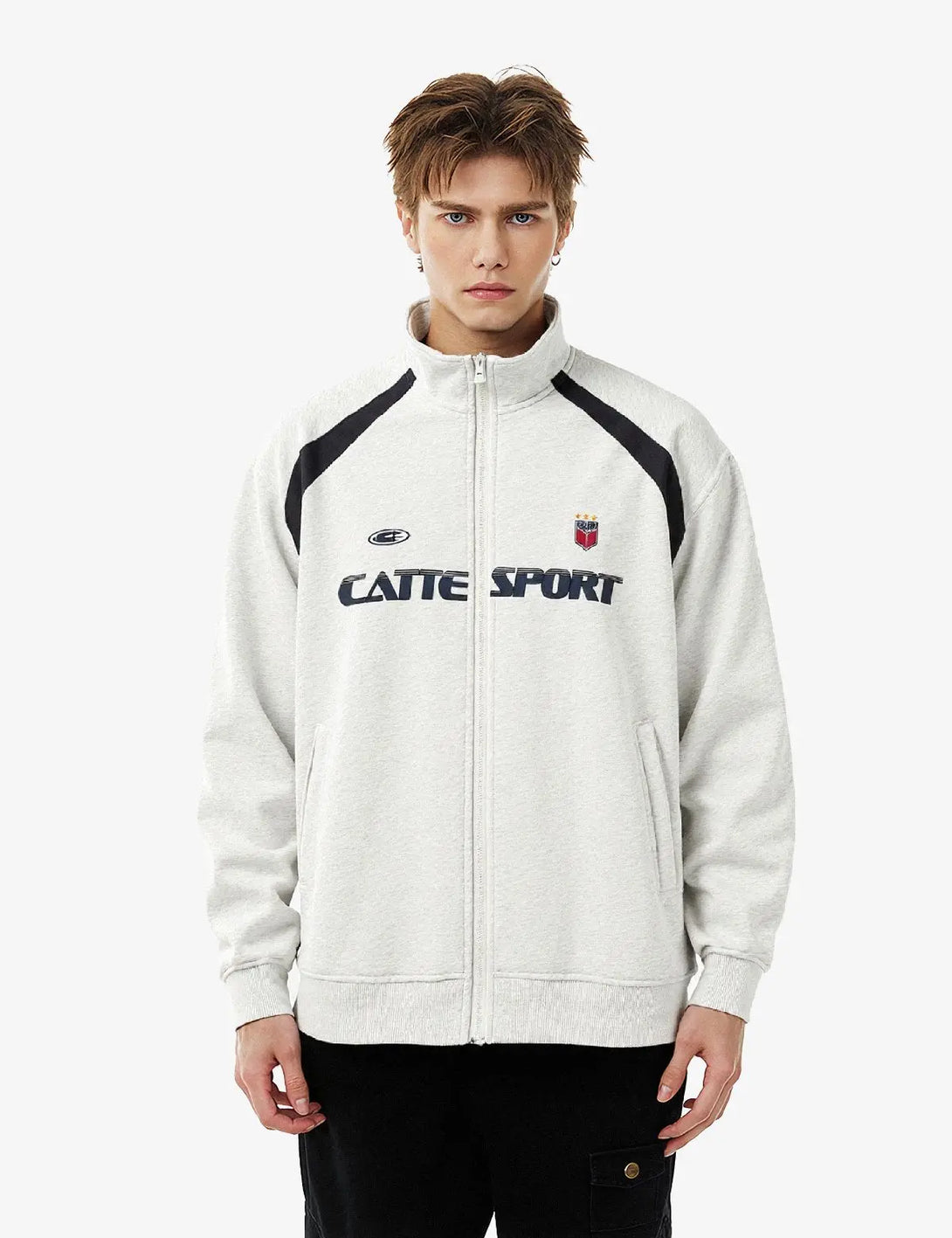 Fullneat Vintage Racing Zip Up Hoodies - Model Shown