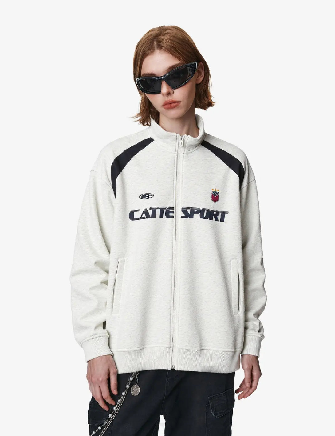Fullneat Vintage Racing Zip Up Hoodies - Model Shown