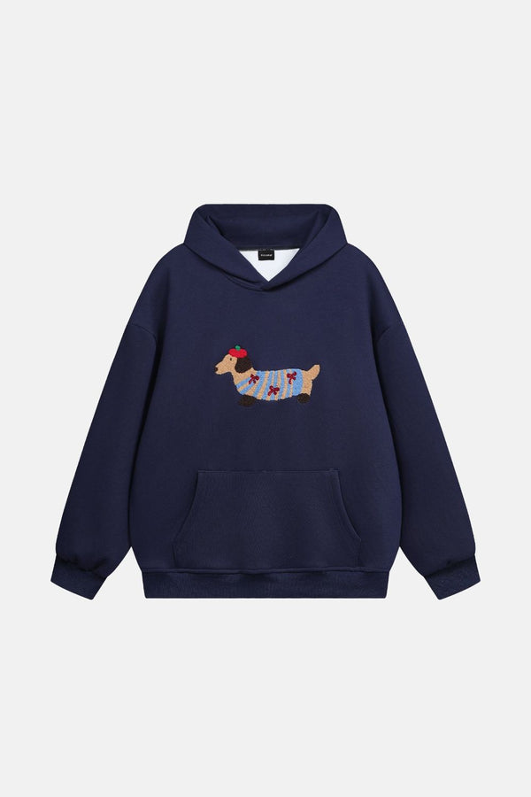 Fullneat Vintage Cartoon Graphic Hoodie 1