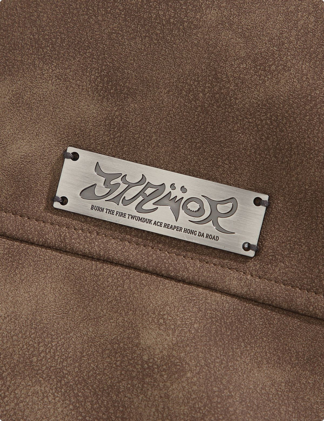 Fullneat Faux Leather Zip Up Bomber Jacket Fullneat