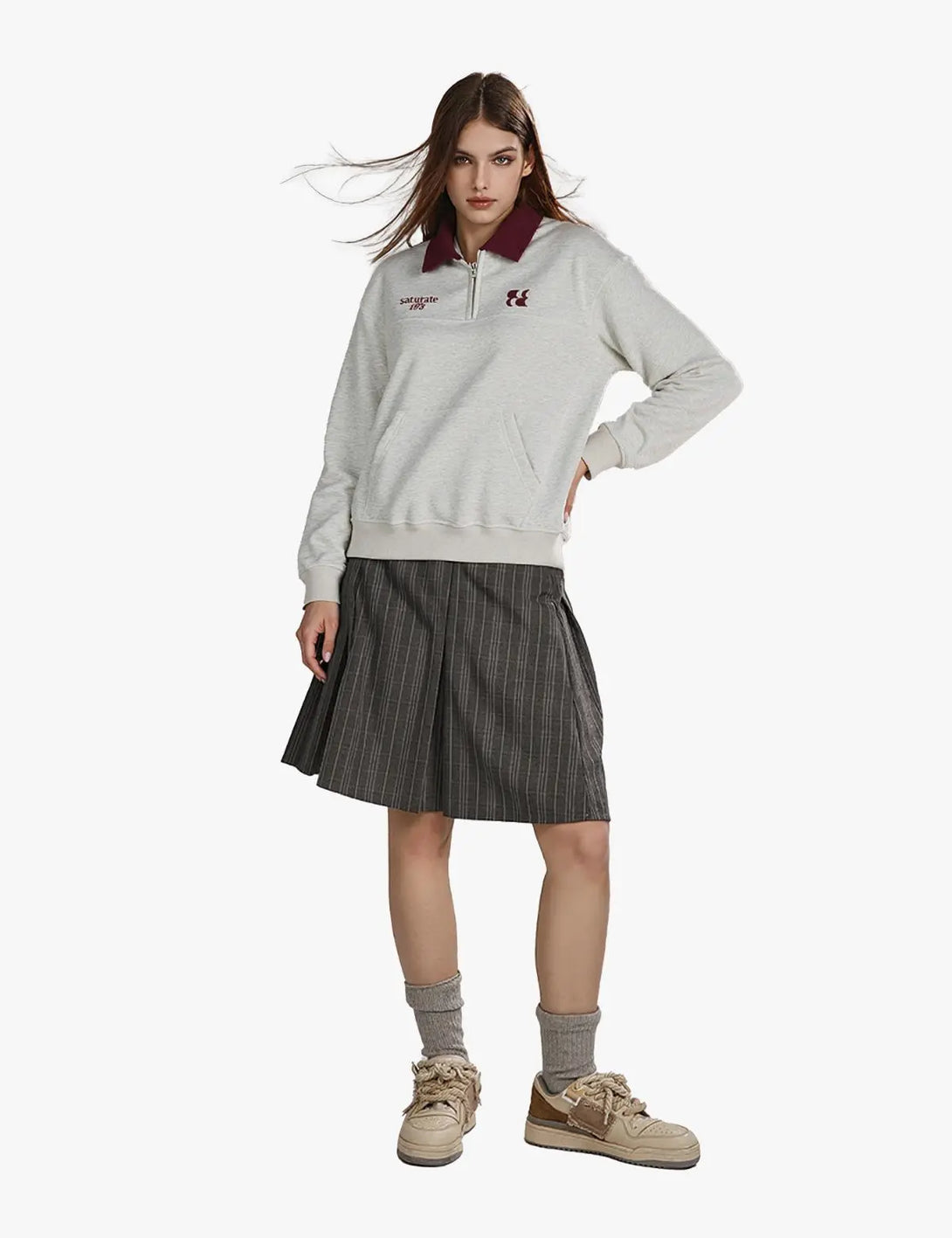 Fullneat Long Sleeve Graphic Tees - Model Shown