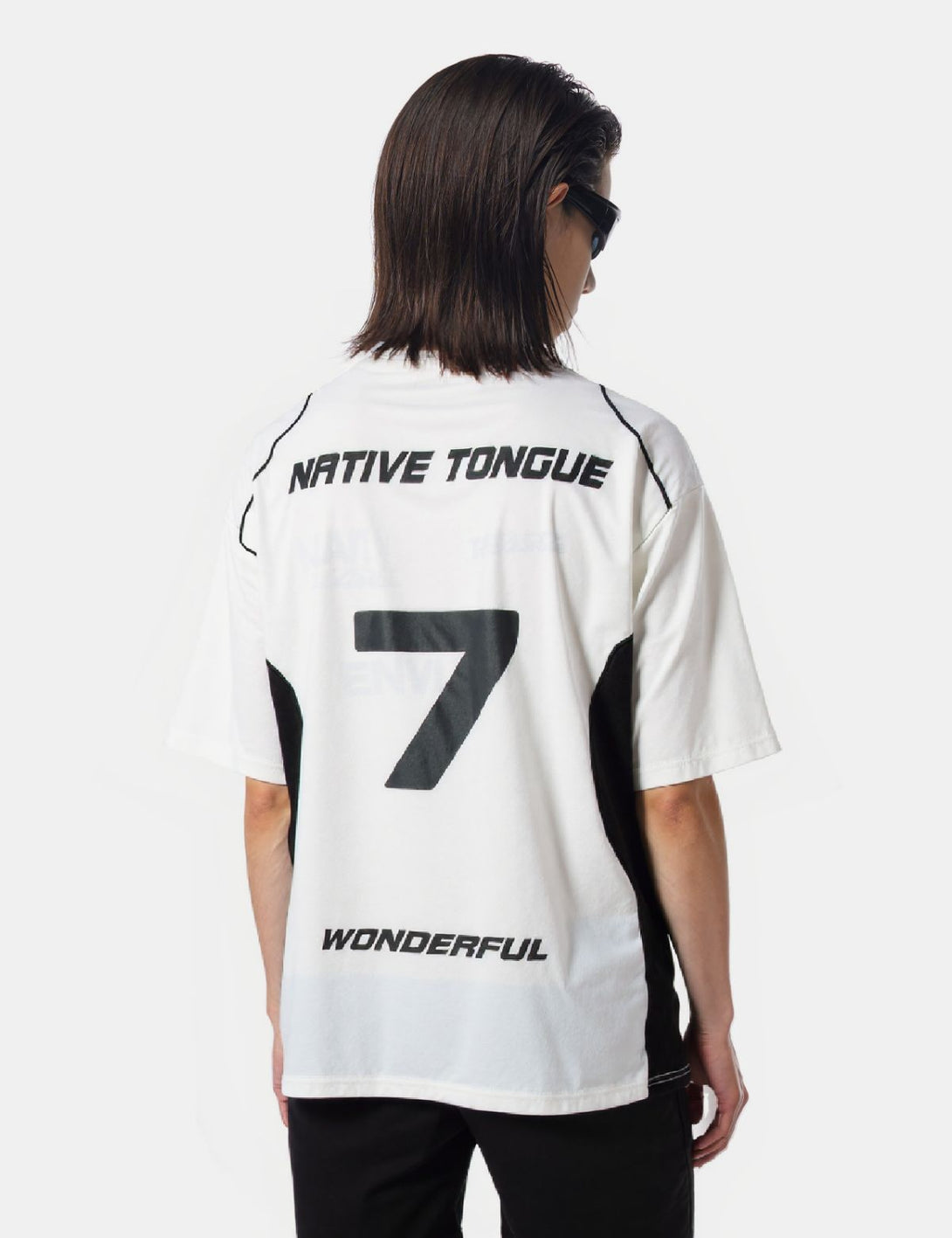 Fullneat 7 Vintage Racing Tee - White Model Shown