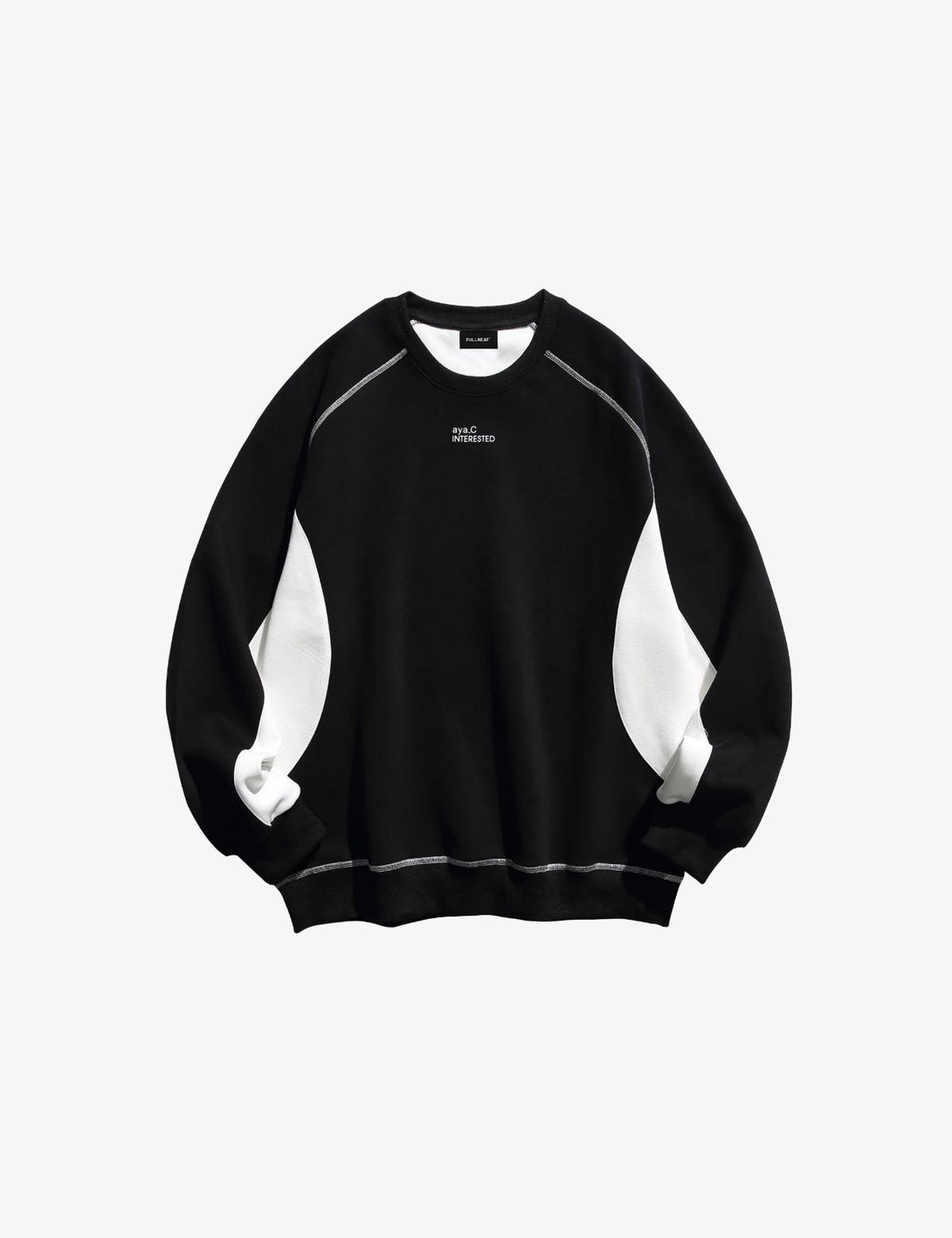 Fullneat Color Blocking Graphic Long Sleeve Tee Fullneat