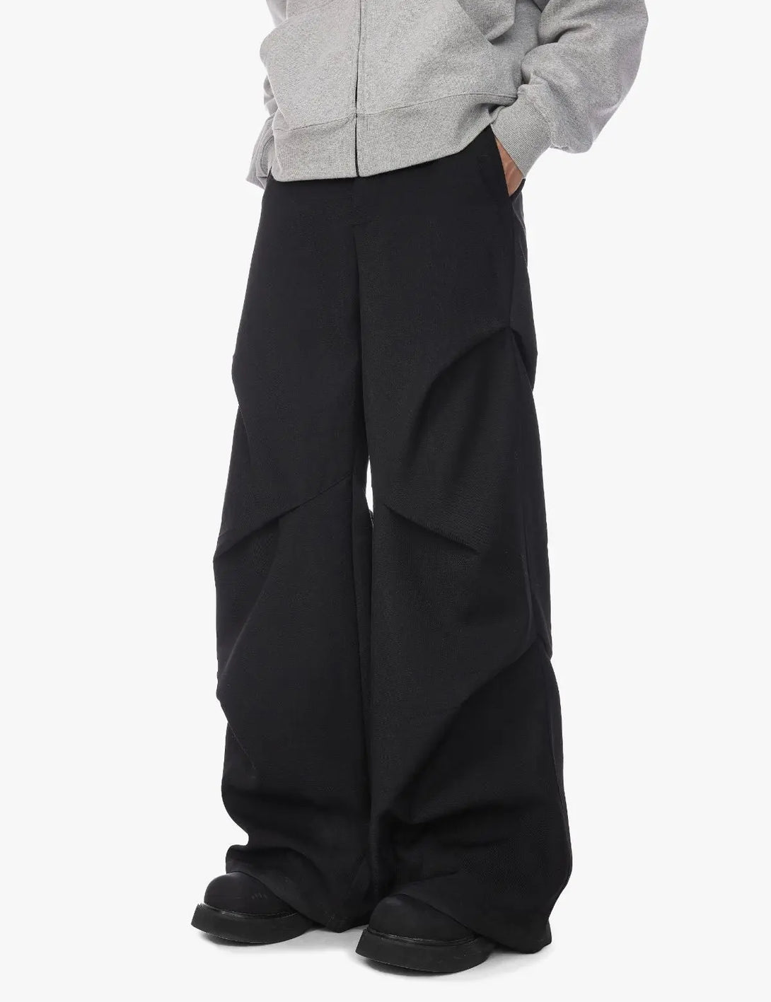 Fullneat Ruched Baggy Cargo Pants Fullneat