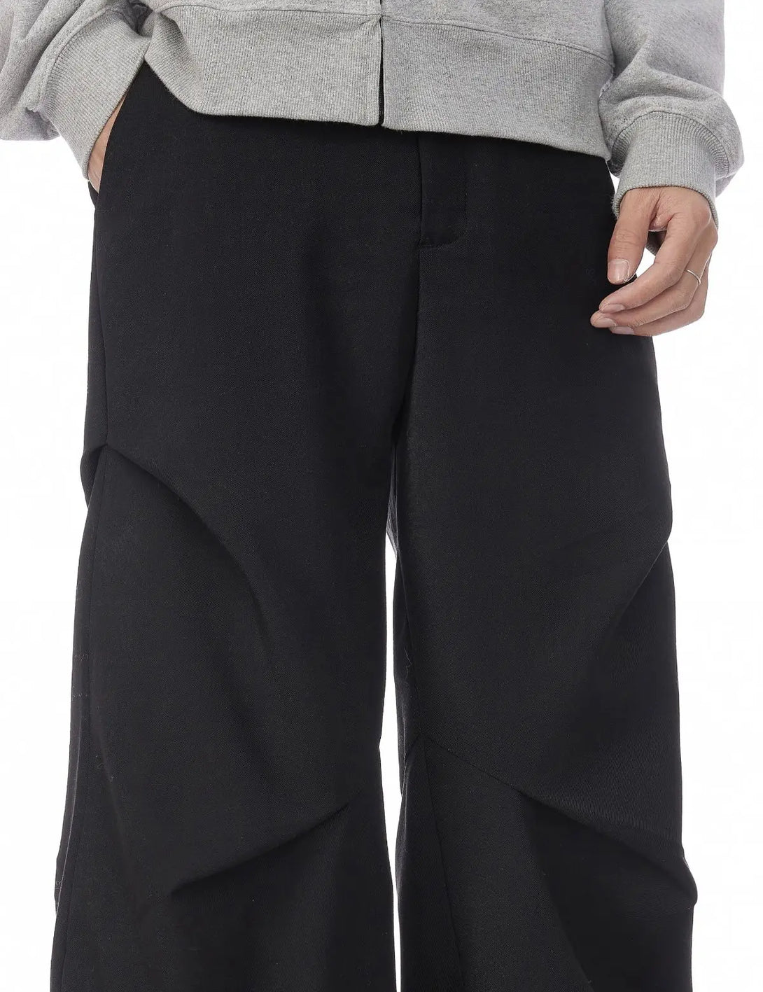 Fullneat Ruched Baggy Cargo Pants - Fullneat