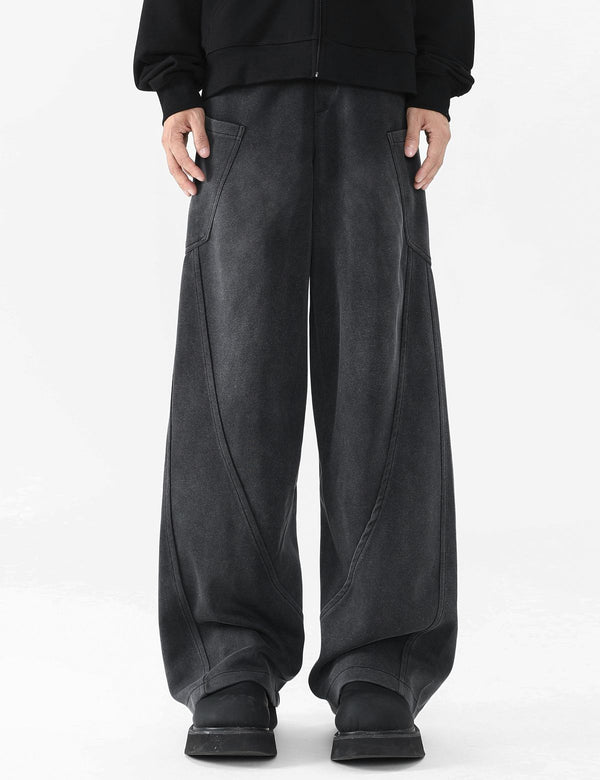 Fullneat Vintage Wide Leg Sweatpants Fullneat