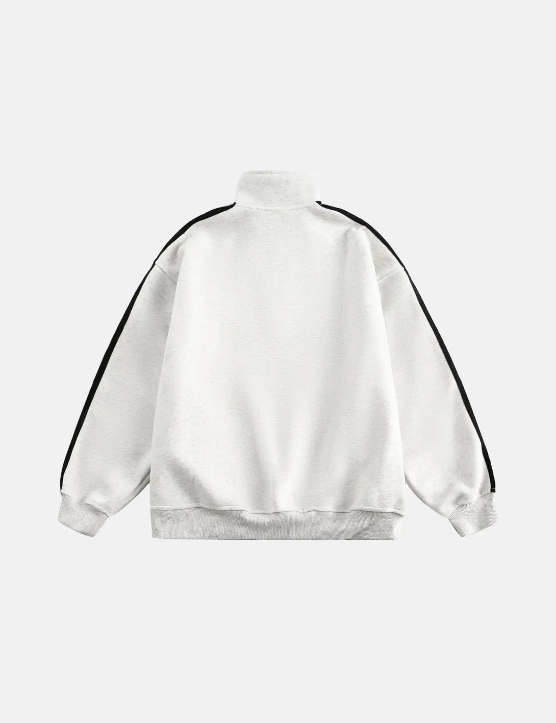 Fullneat Vintage Grey Polo Hoodie - Back