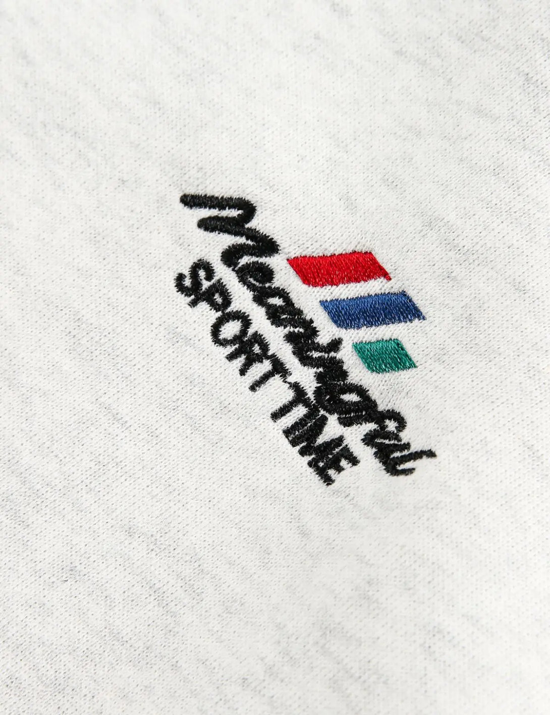Fullneat Vintage Grey Polo Hoodie - Details