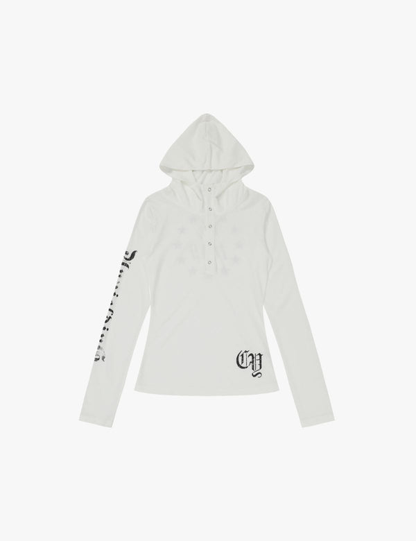 Fullneat Vintage 1819 Star Hoodie - White
