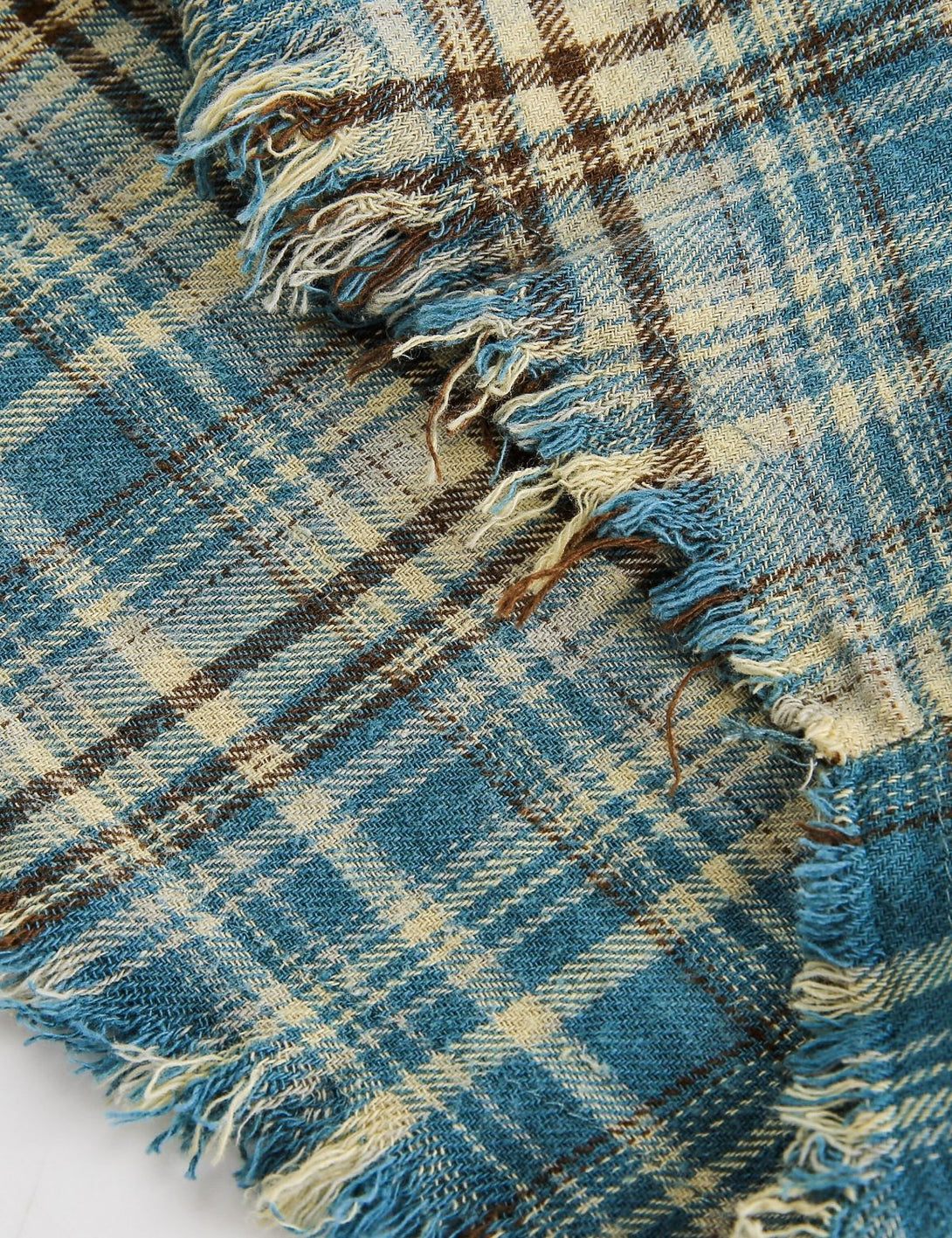 Fullneat Vintage Plaid Gradient Flannel Shirt