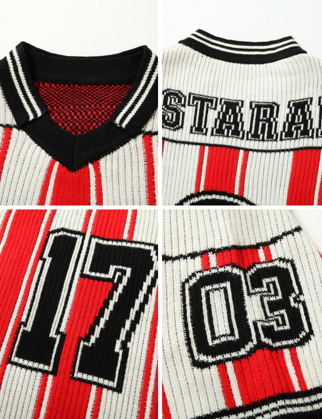 Fullneat Vintage 17 V-Neck Football Jersey